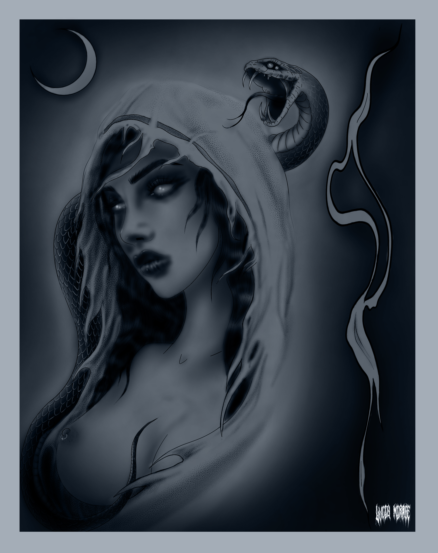 Lady Snake Print