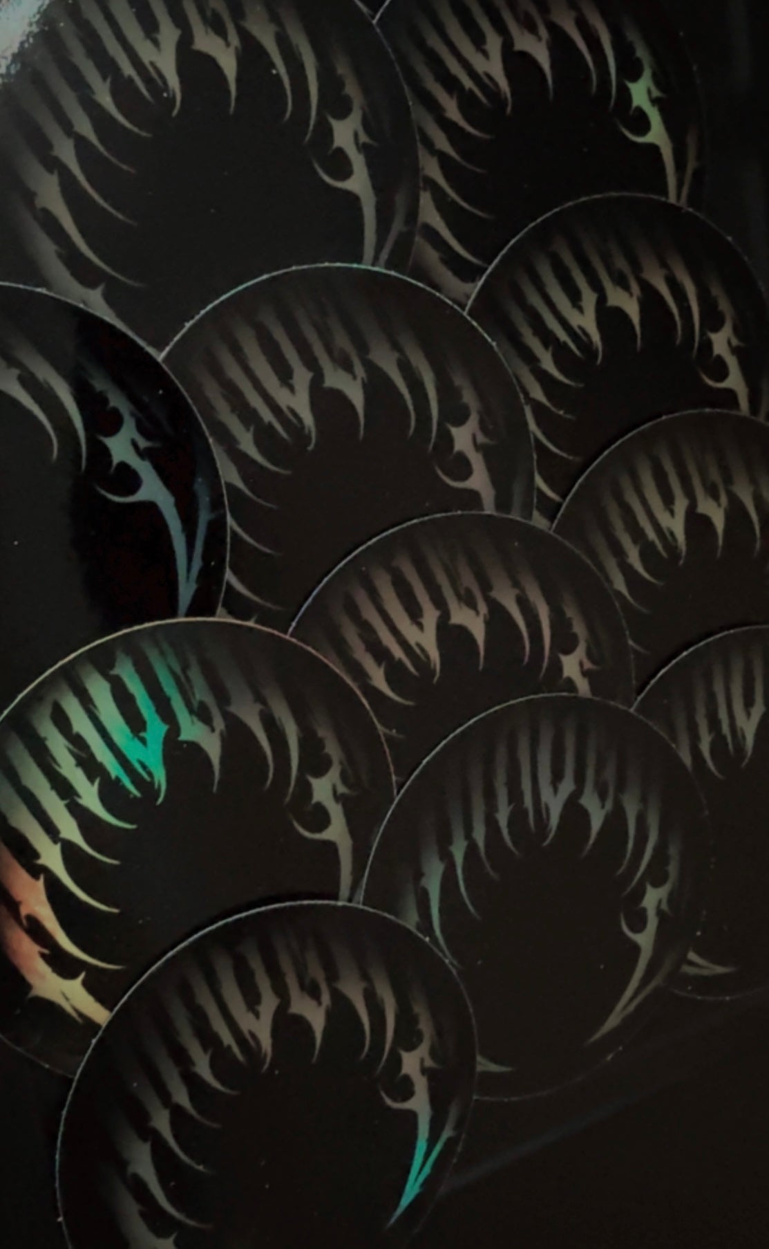 Holographic Crescent Moon Sticker